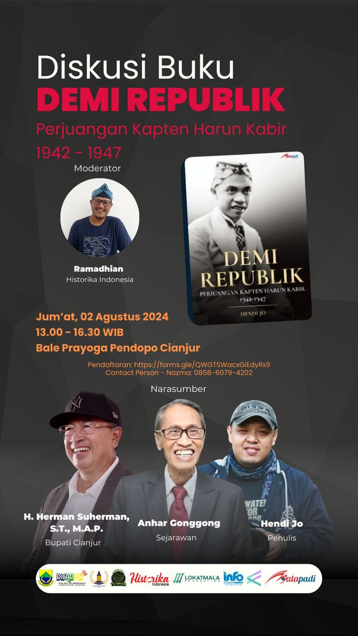 Diskusi Buku "Demi Republik: Perjuangan Kapten Harun Kabir 1942-1947"